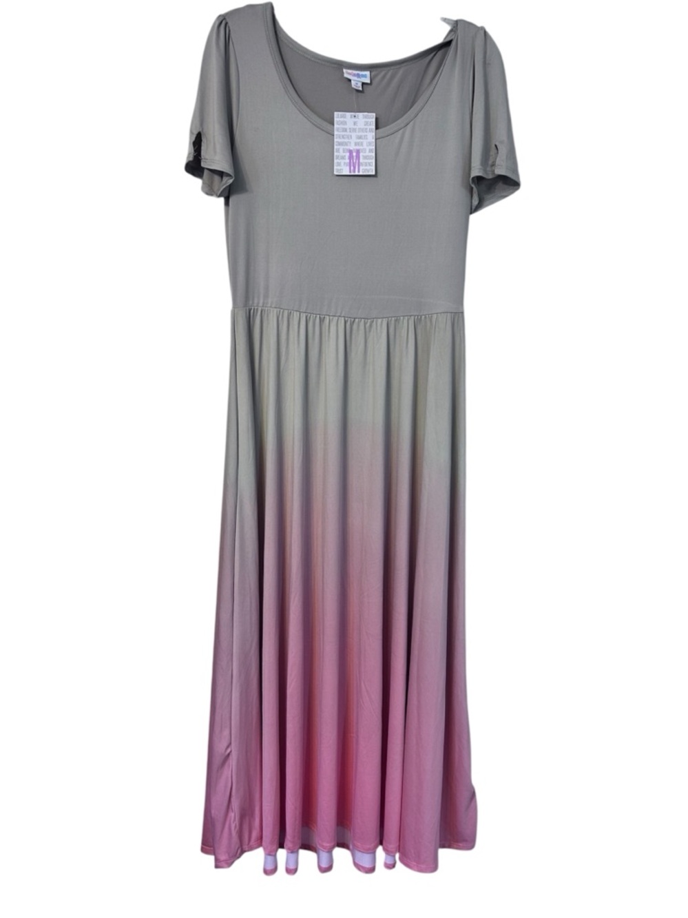 NWT LuLaRoe Riley ombré midi dress, size M